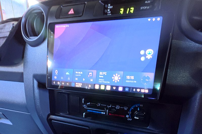 APEX head unit installed